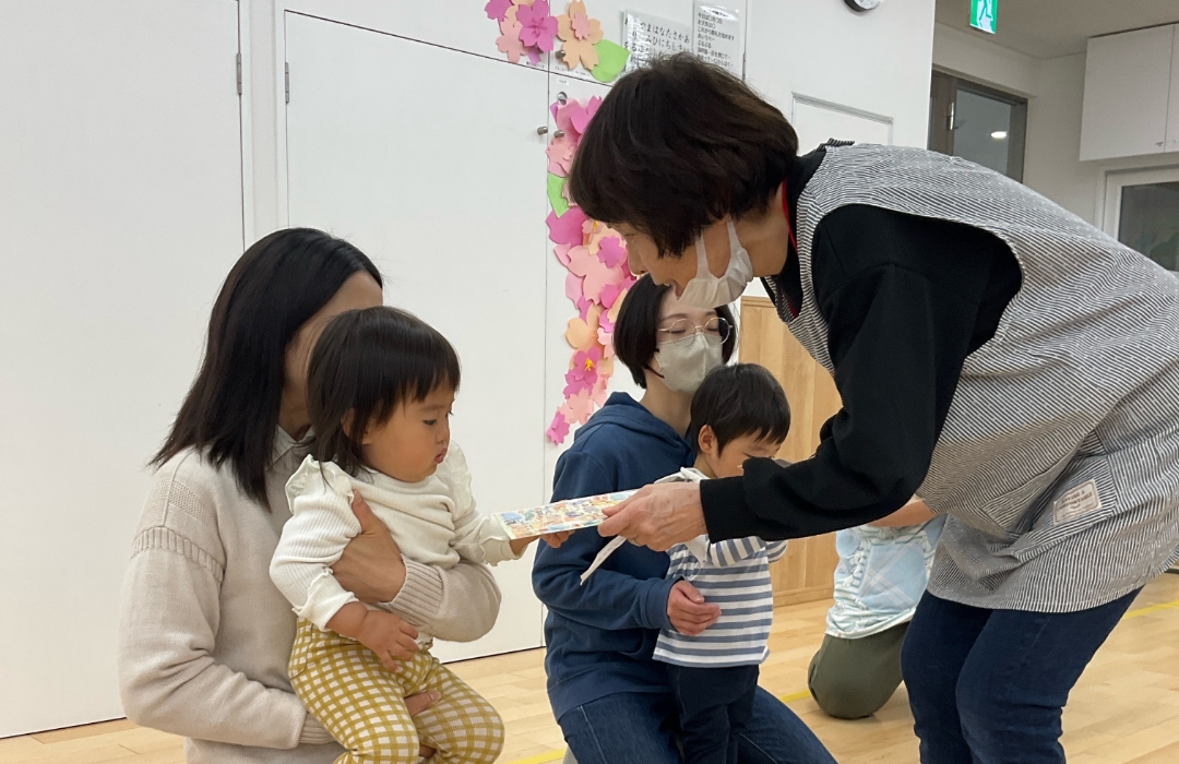園生活の始まりの様子